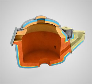 Refractory products for channel furnace - Insertec